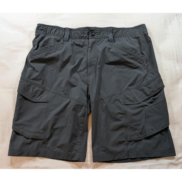 Scheels Other - Scheels Outfitter Mens XL Gray Technical Hiking Angler Cargo Shorts Stretch Tech